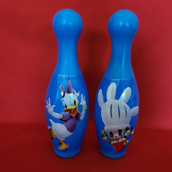 Vintage Disney Mickey Mouse and Friends Bowling Pins Set of 10 - Picture 4 of 14